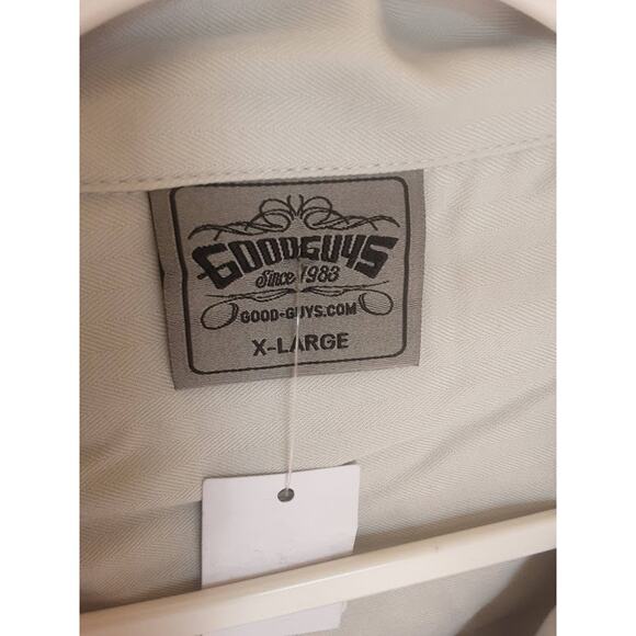 Goodguys Rod & Custom Association Button Up Shirt XL Gray - Picture 2 of 5